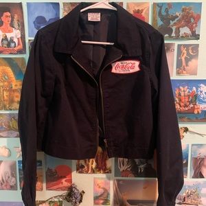 coca-cola zip up jacket